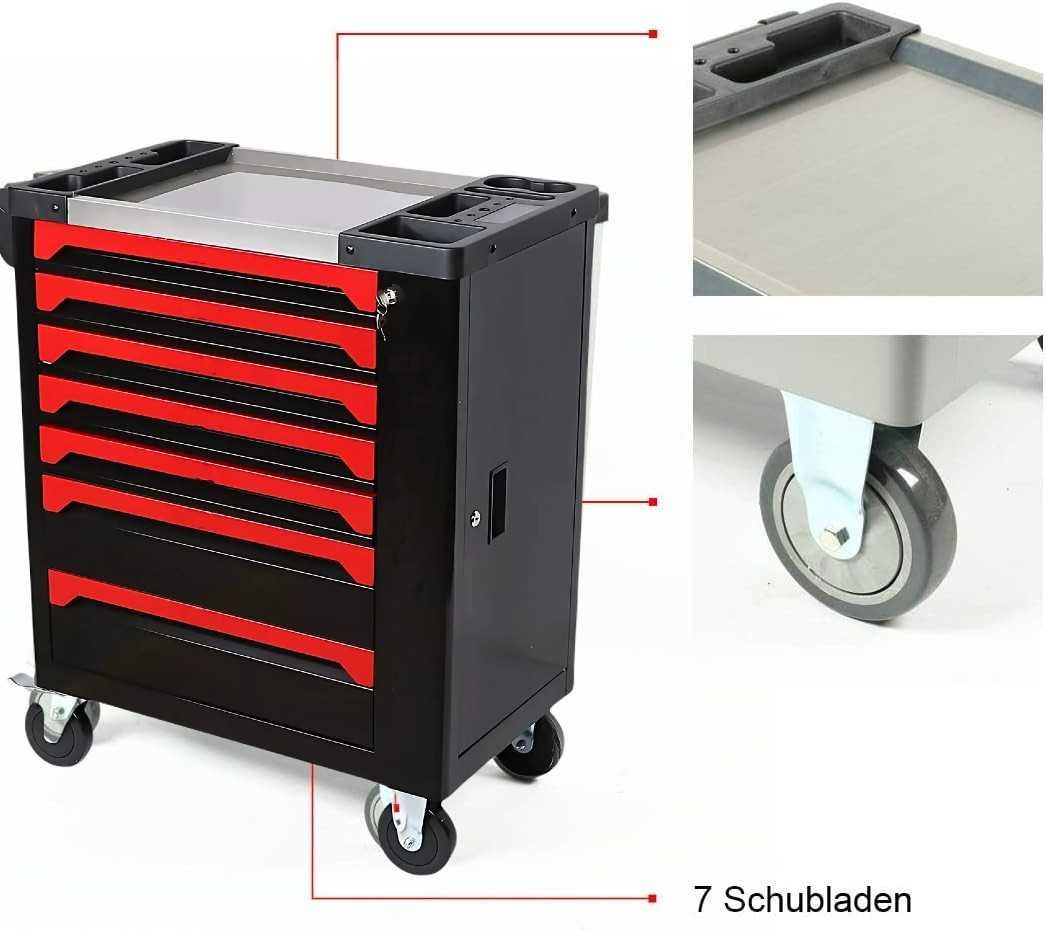 Dulap Mobil cu Scule Schwartzmann® 266 Piese,7 Sertare + Ușă
Laterala