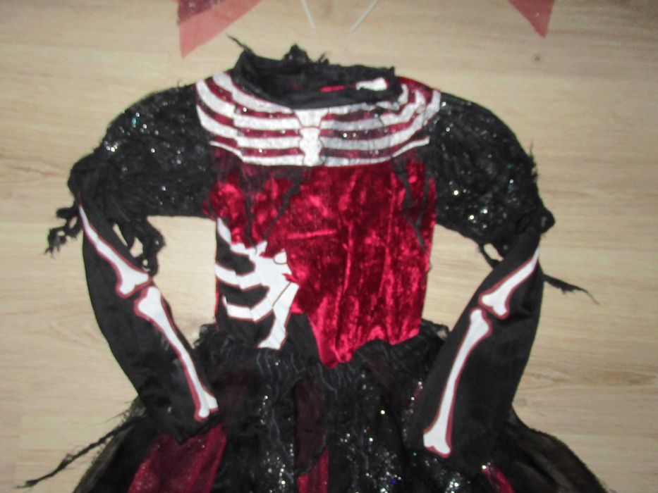 СТРАХОТНА Рокля с аксесоари за ХЕЛОУИН--116 номер