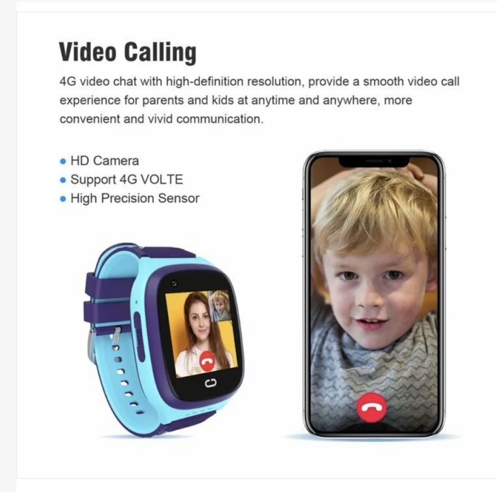 smartwatch pentru copii 4G, Alhena®, GPS
