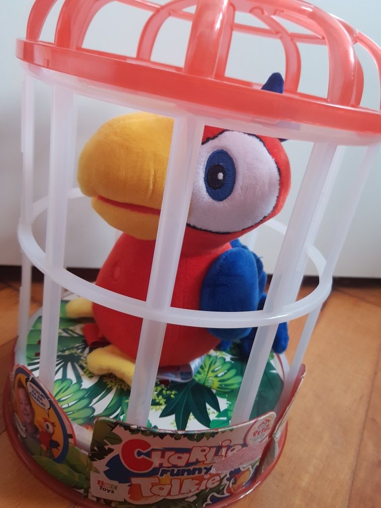 Интерактивен папагал с клетка IMC toys