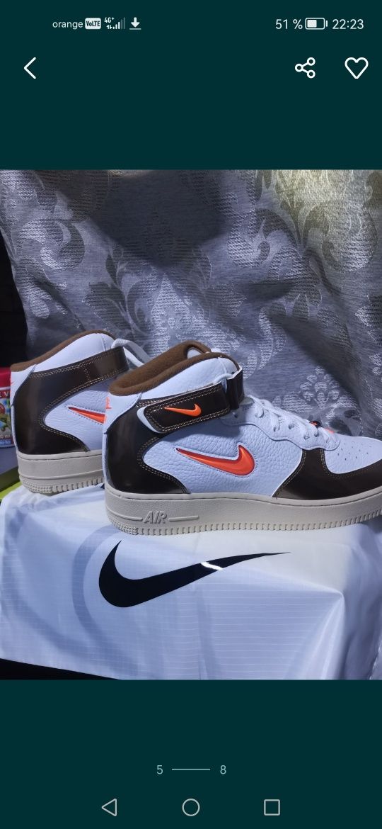 Nike air force 1mid QS. Nr 44