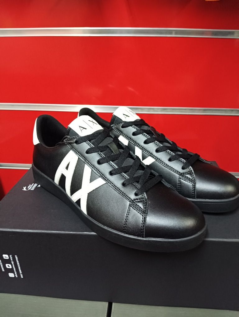 Оригинални кецове Armani Exchange 45 , 46 нови мъжки обувки кожени AX