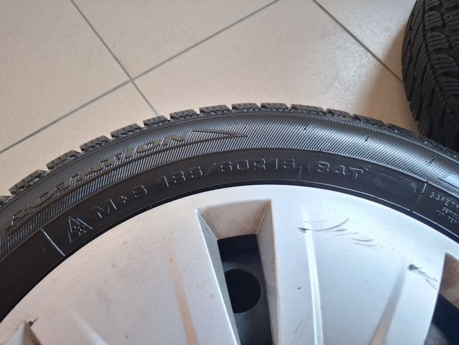 4 roti 4x100 Renault Symbol Clio 3 anvelope MS 185 60 R15 ca noi, 2024