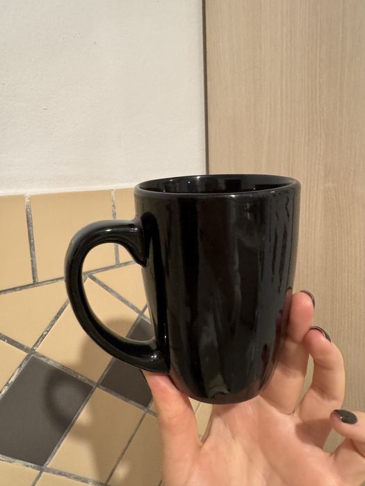 Cana ceramica neagra