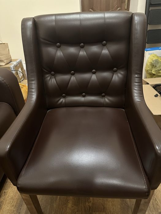 Кресла офисные кожанные