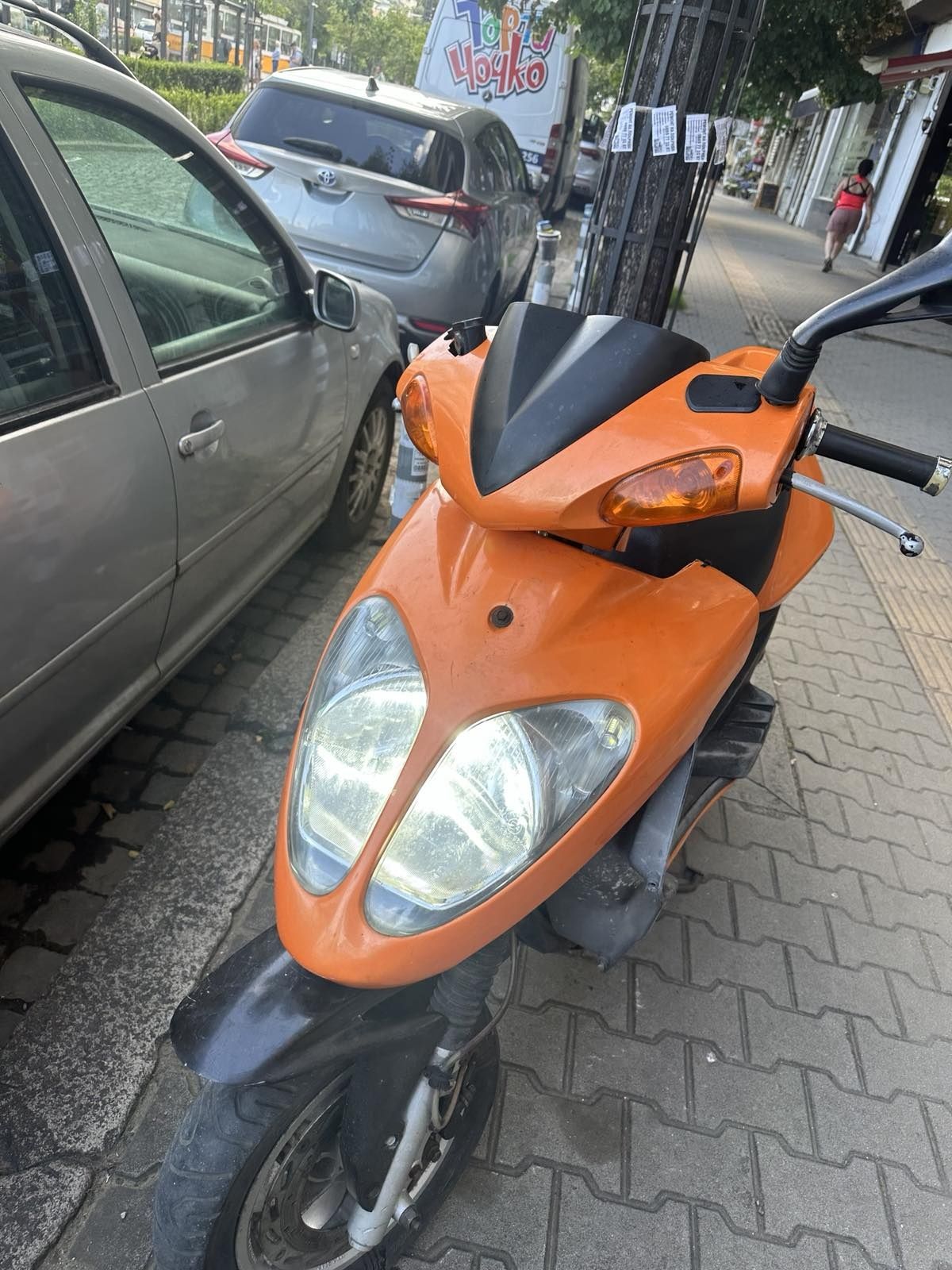 Sym ad49 скутер 49 кубика 2 тактов