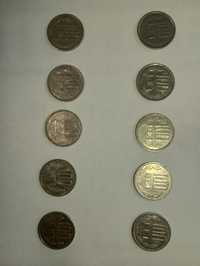 10 monede 100 lei ani cante doua la fiecare an  1992-1996