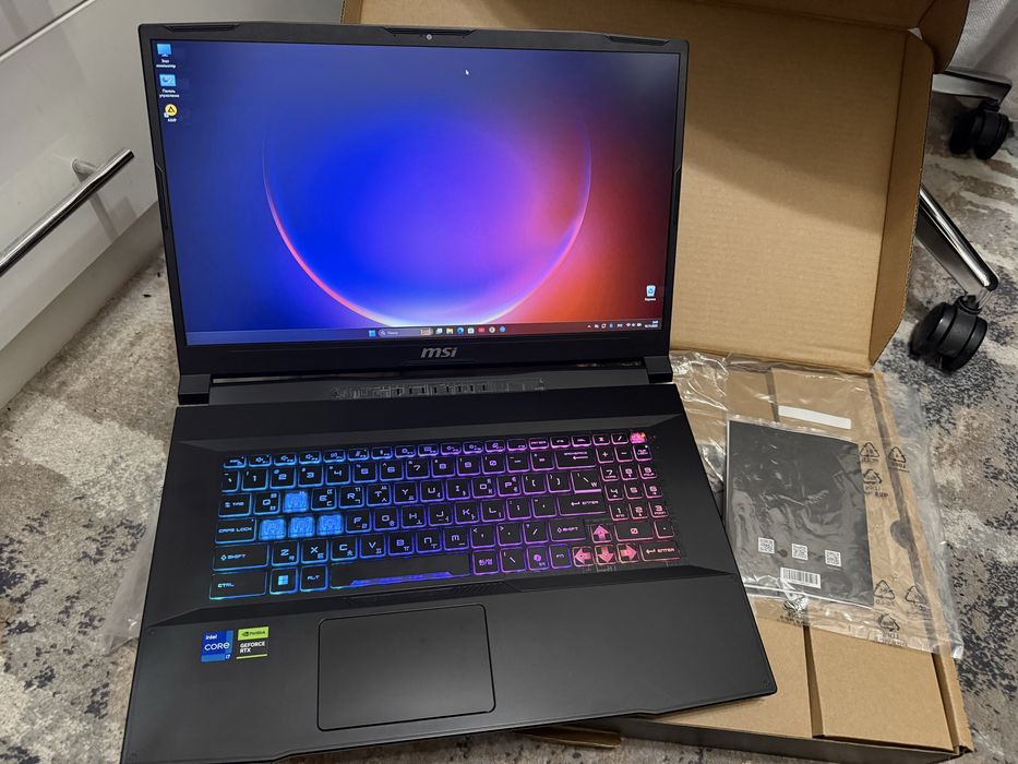 Срочно ! Msi sword 17 i7 RTX 4060 Oyin it graphica ofis