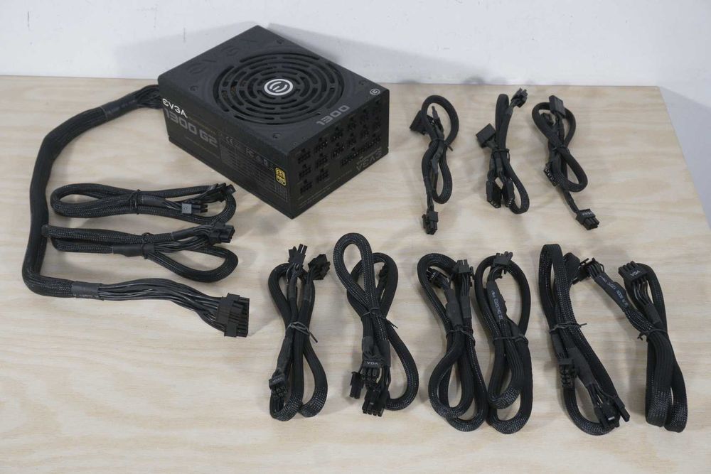 Модулно захранване, PSU EVGA SuperNOVA 1300 G2, 80+ GOLD 1300W Вкл ДДС