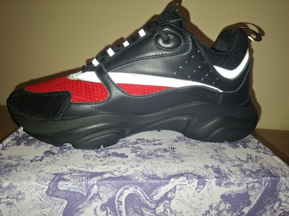Adidasi Dior B22 Black & Red