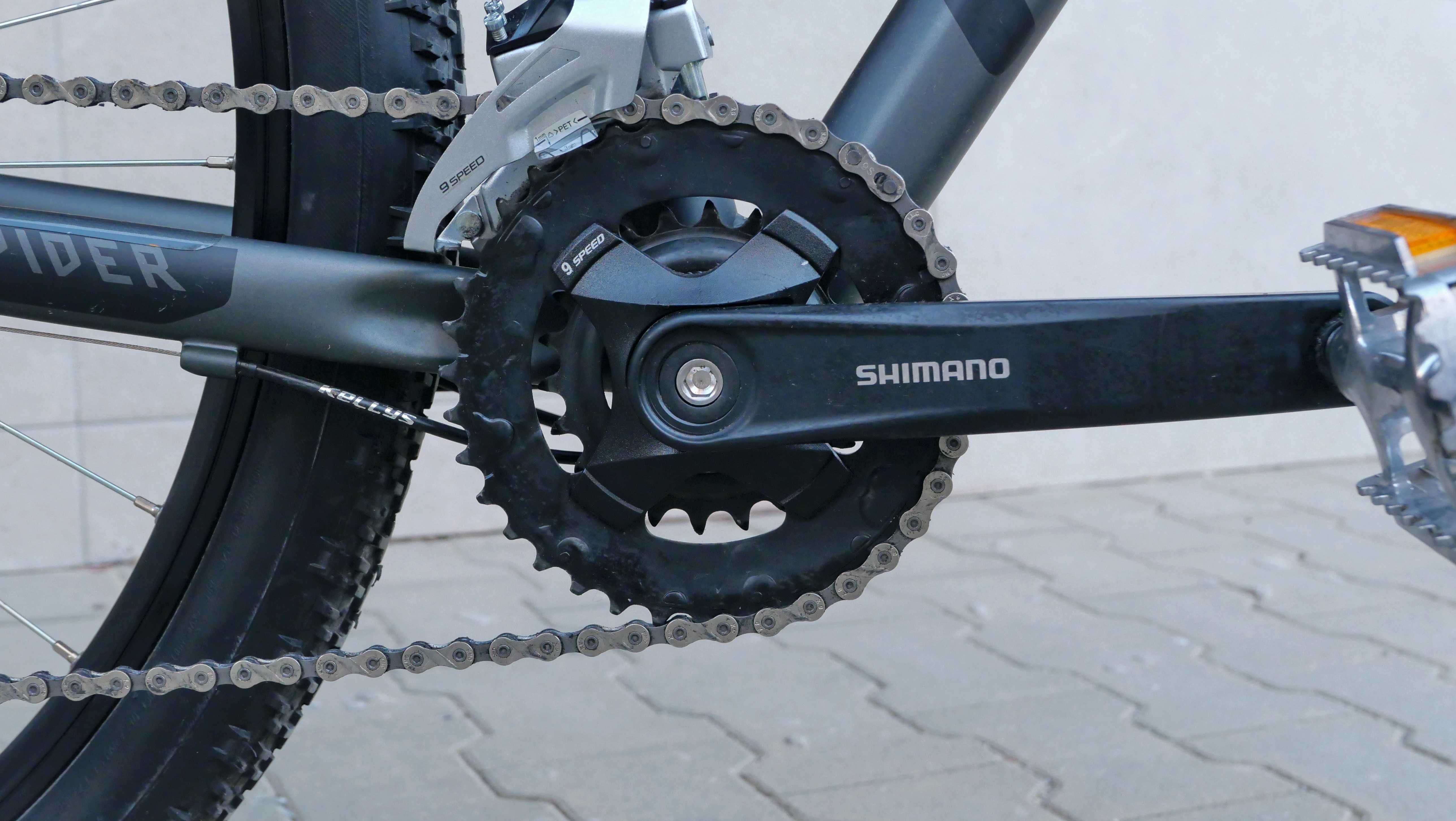 Kellys Spider 70, 29, S, Suntour 100 мм. ход, 2x9 скорости