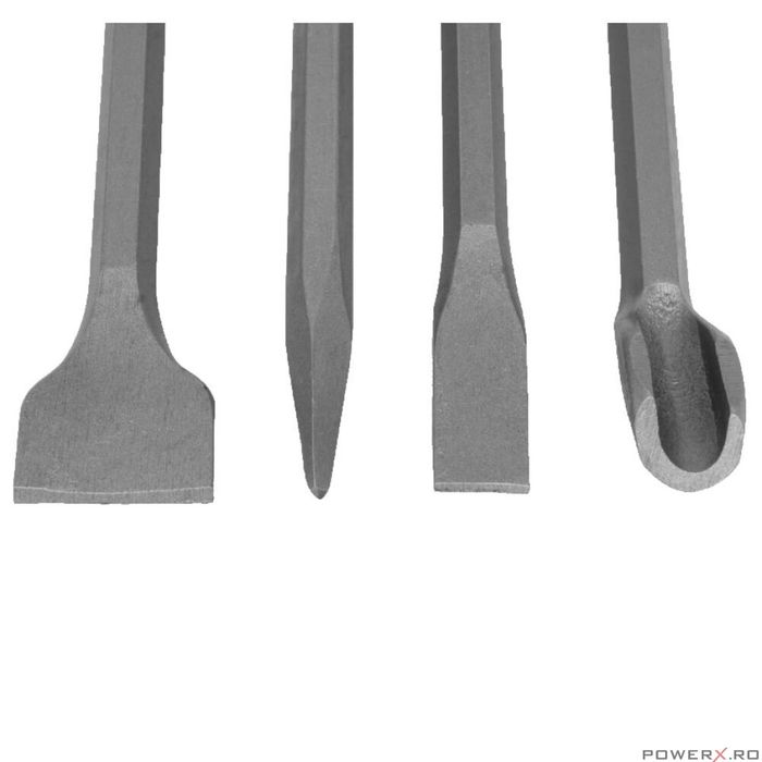 Set dalti SDS+ profesionale pentru tamplarie, 4 piese, Verke