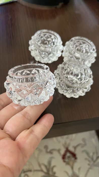 Сахарницы, СССР, раритет, вазы на ножках, кашпо, купоросное стекло