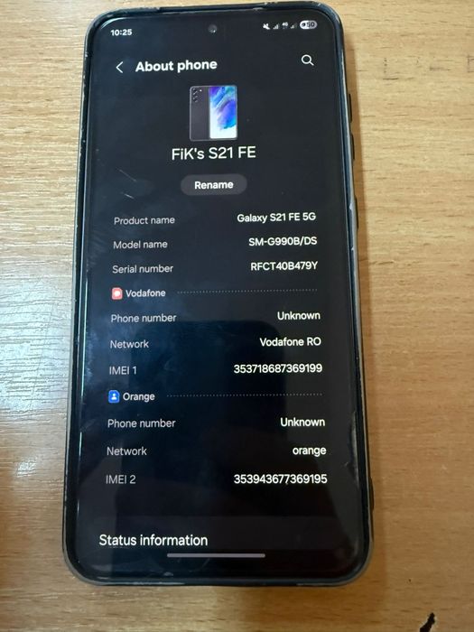 Samsung S21FE 128/6GB