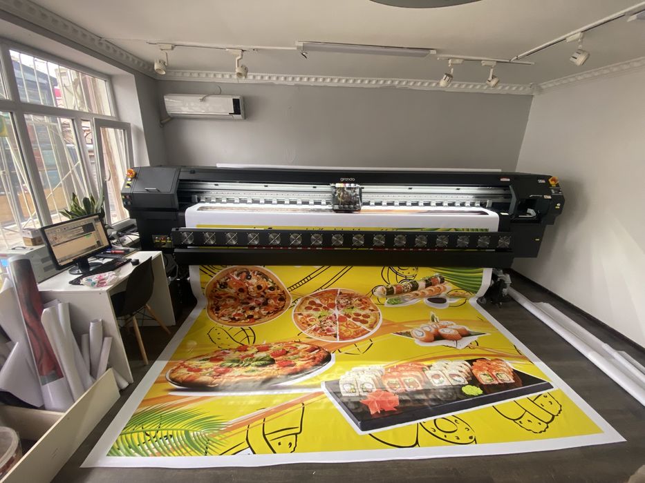 Баннер 850тг, Наклейка, Холст, Плакат