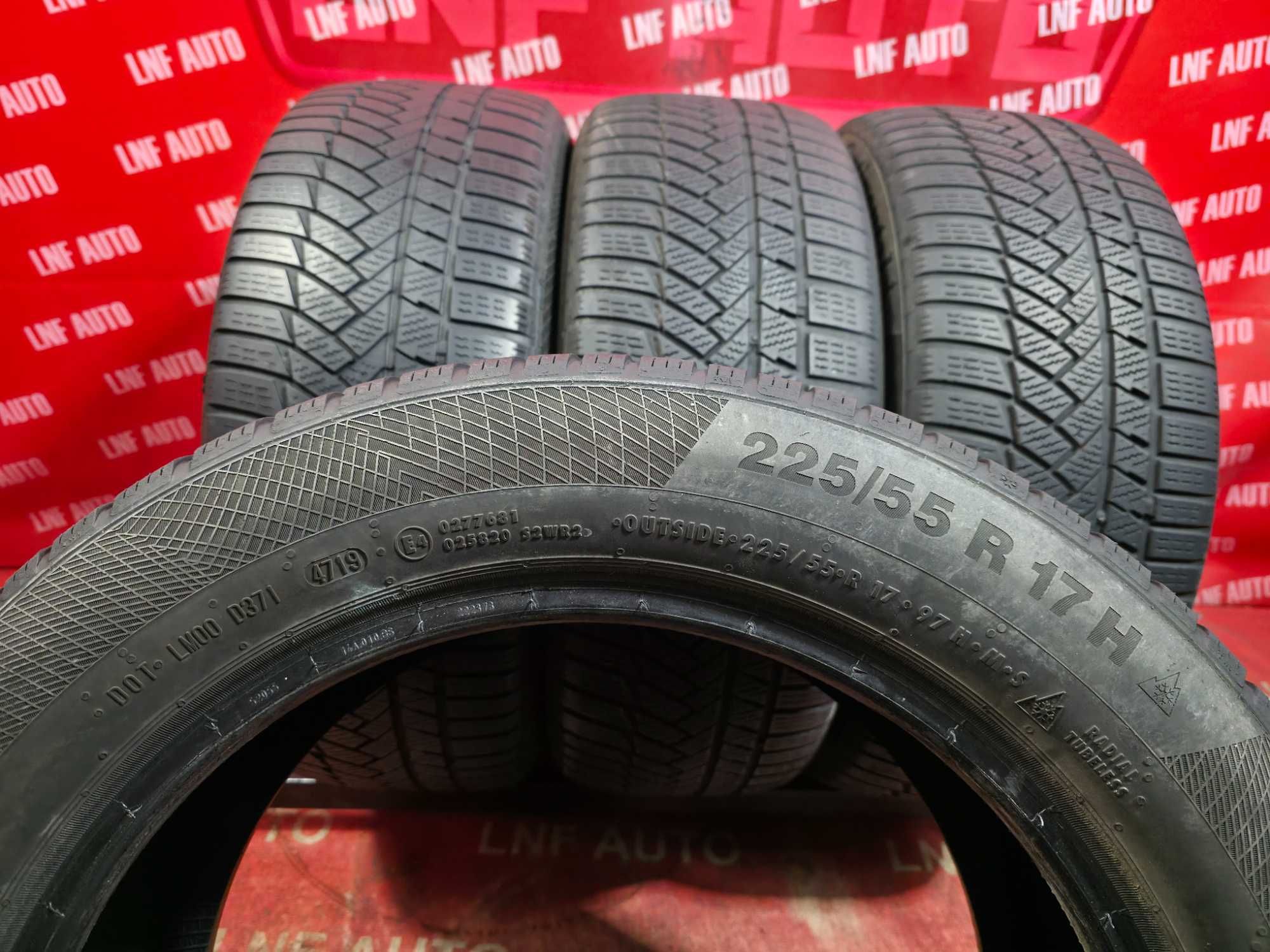 Anvelope de IARNA - 225/55/17 - Continental - 5 MM - DOT 4719 !