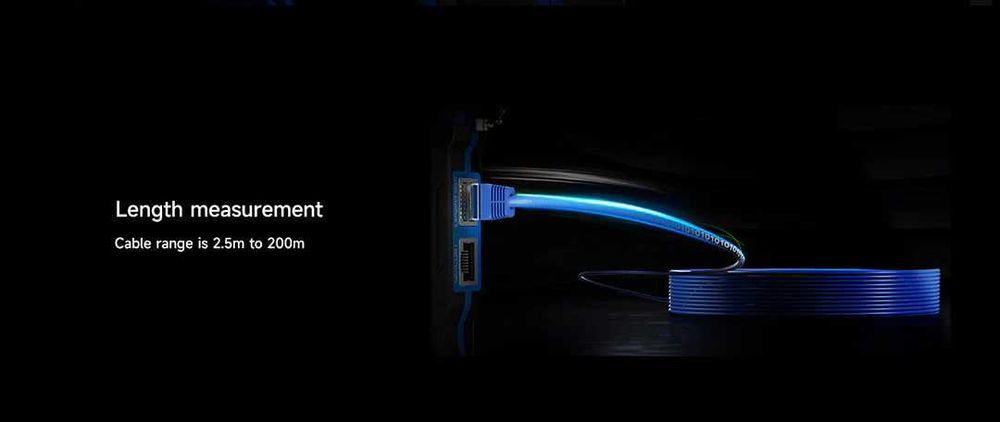 Tester noyafa utp/ftp/fibra optica pentru masuratori retea