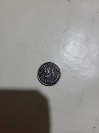 Монета 2 1/2 стотинки от1888г