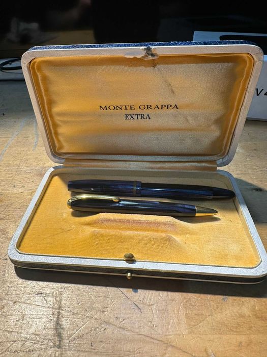 set stilou si pix monte grappa extra penita aur 585