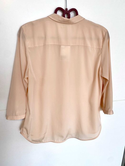 Bluza roz de dama tip camasa H&M marimea 42 XL