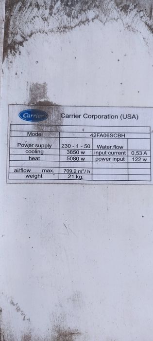 Фанкойл Carrier б/у.