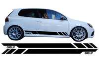 Stickere Laterale Negru VW Golf 5 6 7 V VI VII (2003+)