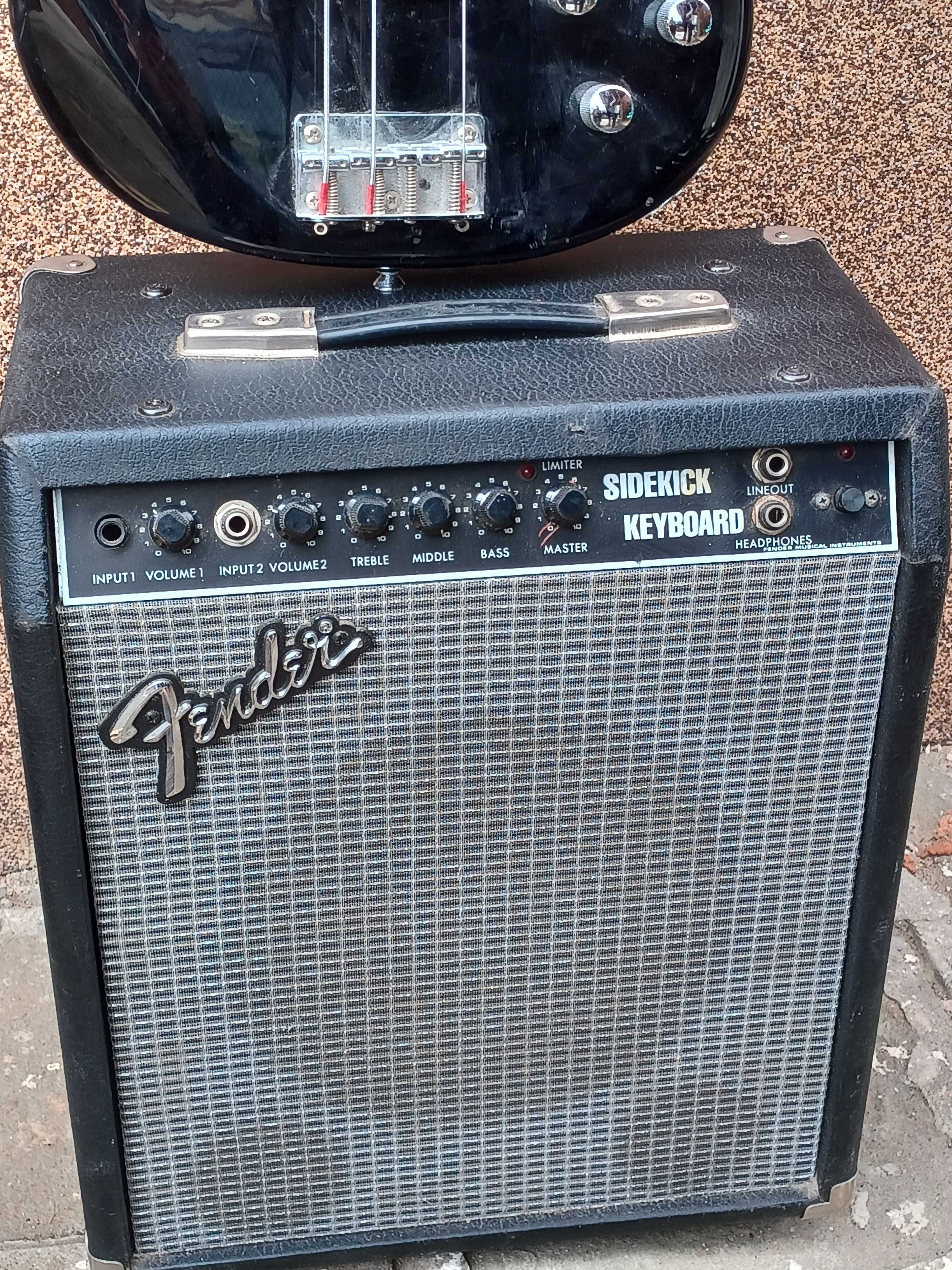 Бас китара Vision и усилвател Fender