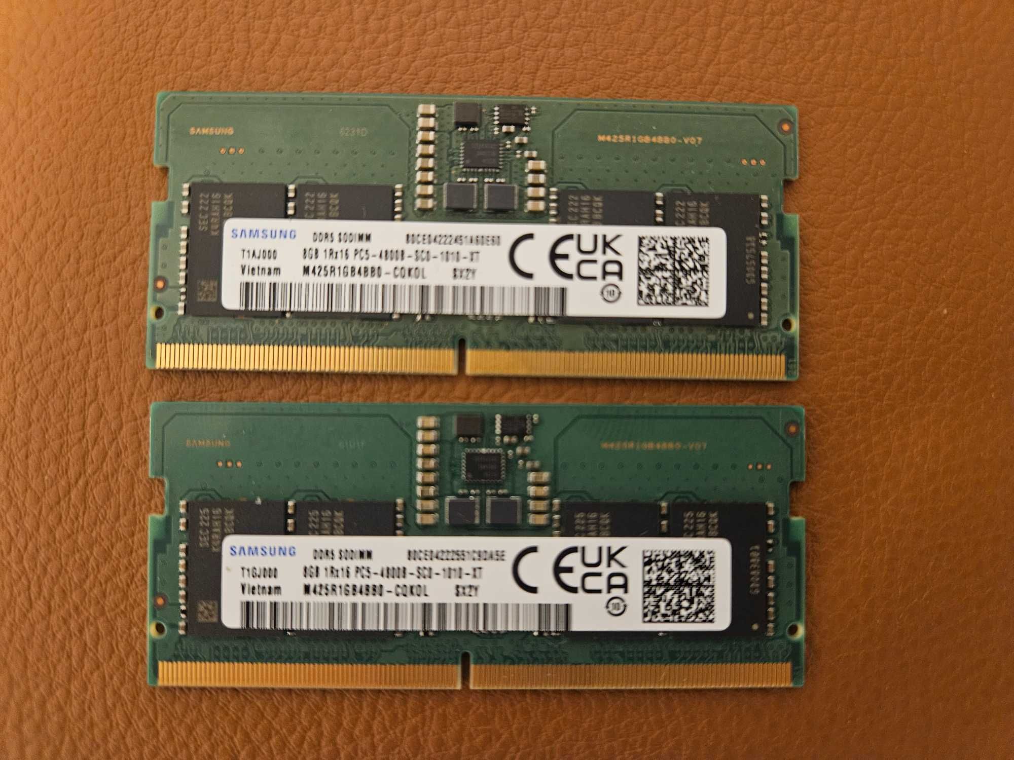Memorie Laptop Samsung, 16GB DDR5, 4800MHz, Dual Channel Kit