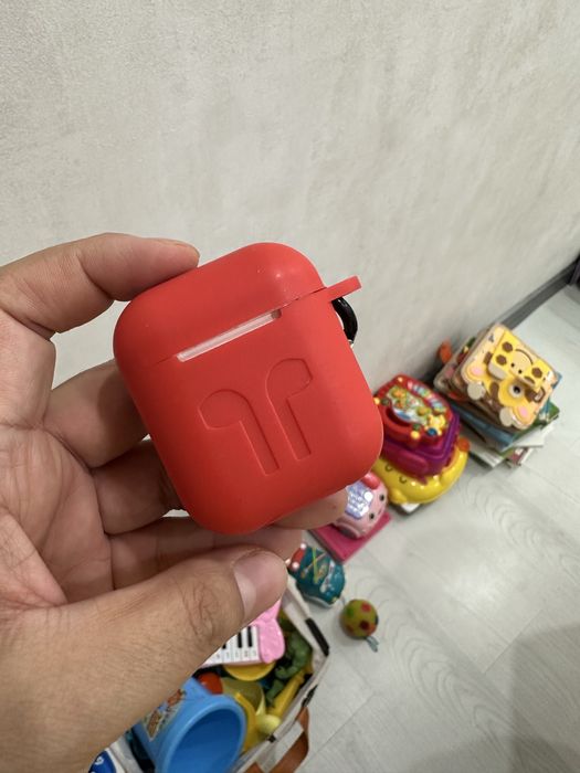 Наушники Airpods 2 оригинал с чехлом