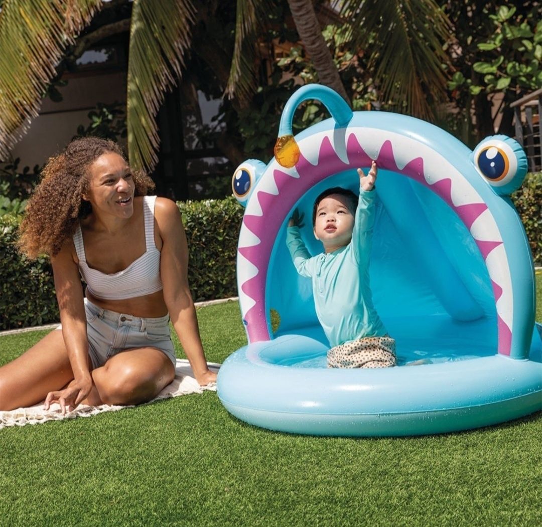 Надуваем басейн Intex Baby - Риба, 127 x 102 x 86 см