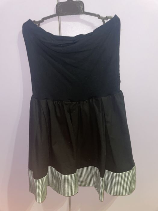 Черна рокля с колан