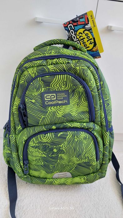 Ученическа раници CoolPack  Spiner ЗЕЛЕНА  1 клас до 4 клас