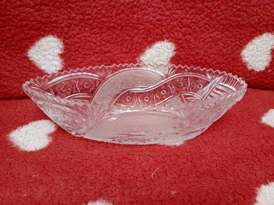 Фруктовница хрусталь