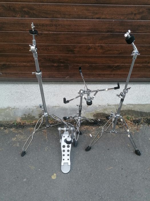 Vând cinel paiste/fuss cinel/suporții/pedală/scaun