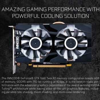 Видеокарта Inno3D GeForce GTX 1660 SUPER TWIN X2 OC RGB нови 24м гар.