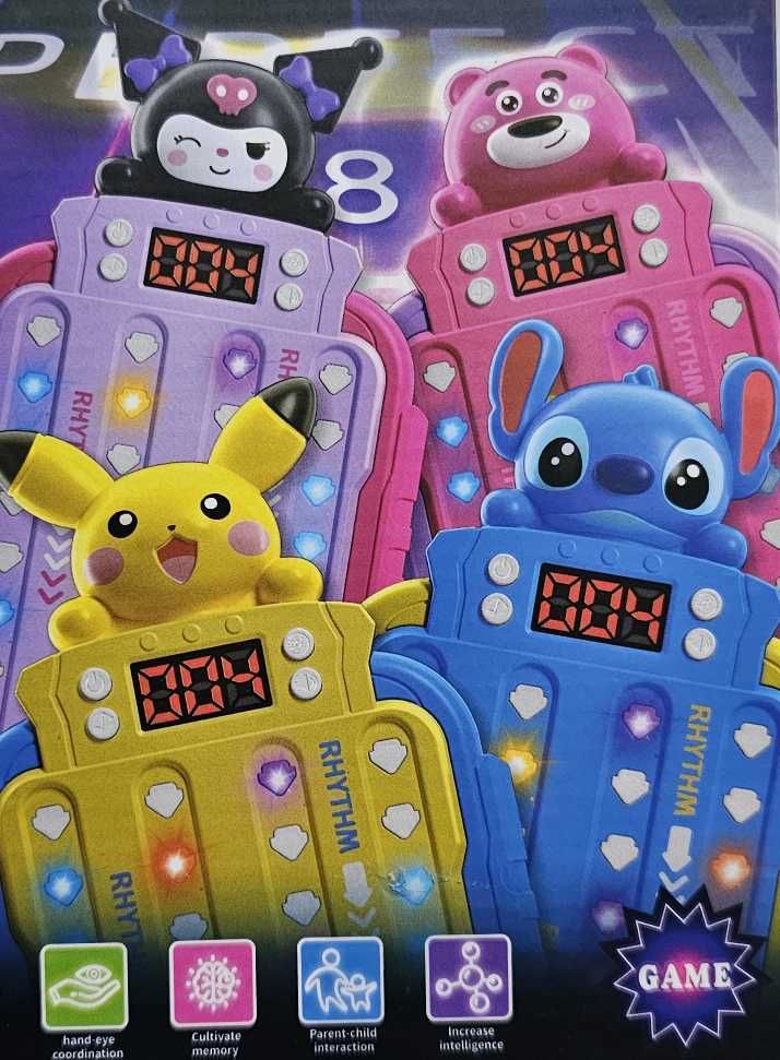 ТОП! Quick Push Game игра Мисли Бързо със Стич Куроми Пикачу Pokemon