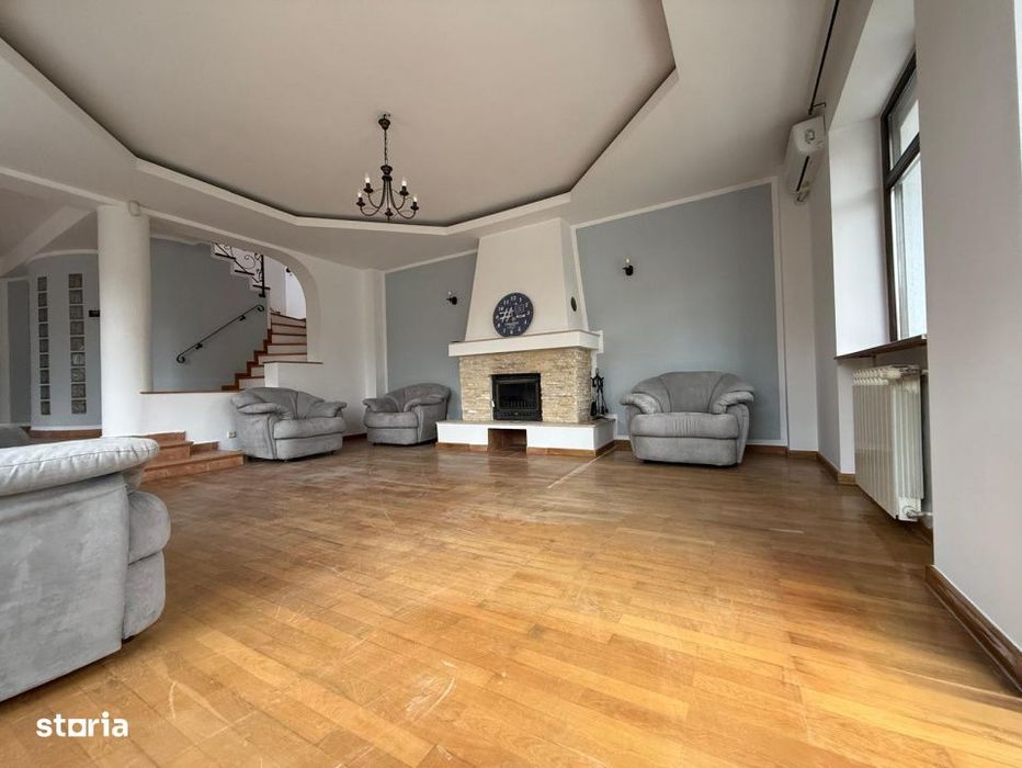 De inchiriat Vila 6 camere Baneasa Ion Ionescu de la Brad Plan Secund