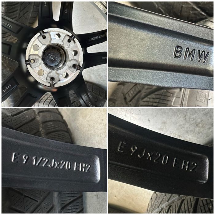 Jante NOI 20 ORIGINALE BMW X3 M G01 X4 G02 Iarna 255/45/20  X4M X3M