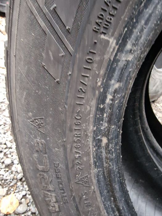 Anvelope 225/65R16C marca Nokian, DOT 2019, 6.5 mm