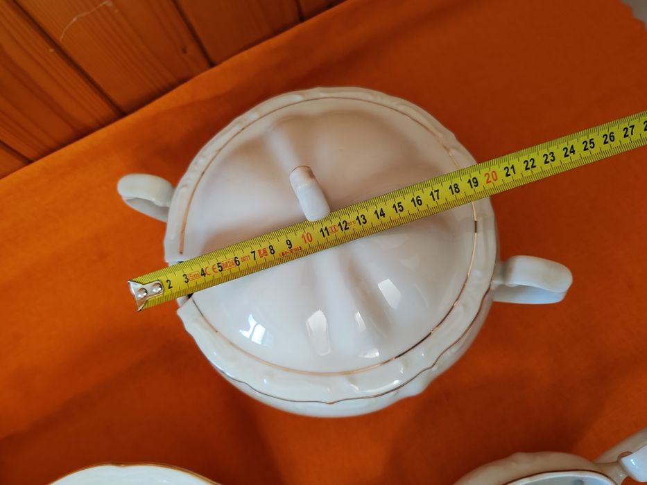 Голям винтидж порцеланов сервиз за хранене 72 части