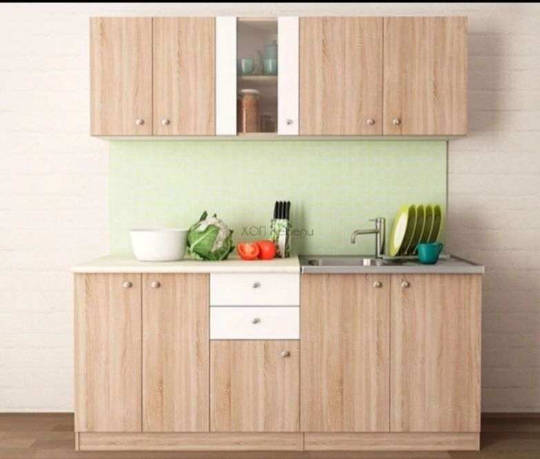 Кухня Мареа 1 - сонома + мивка НОВИ!!!