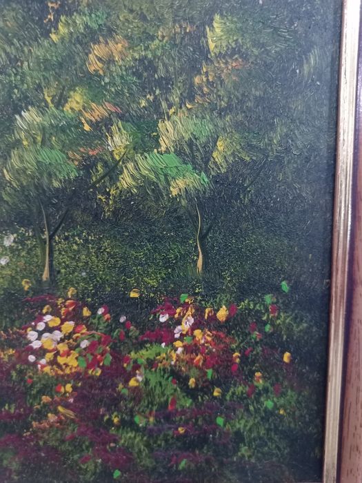 Идилия в Цветната Градина (Маслени Бои)