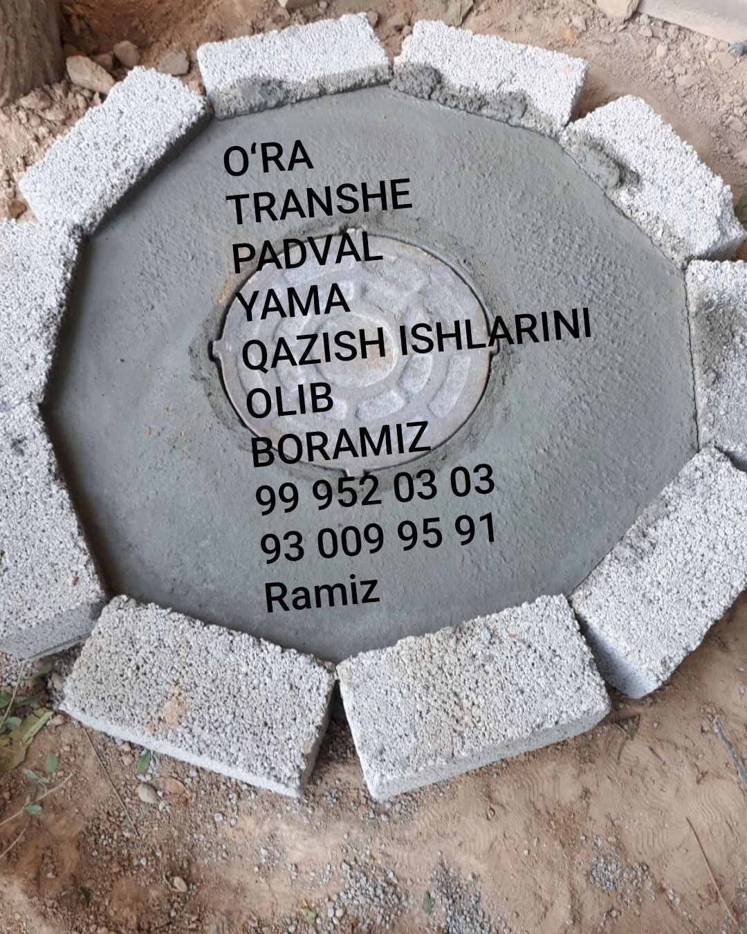 O'ra, yama, transhe, padval, bassen qazimiz