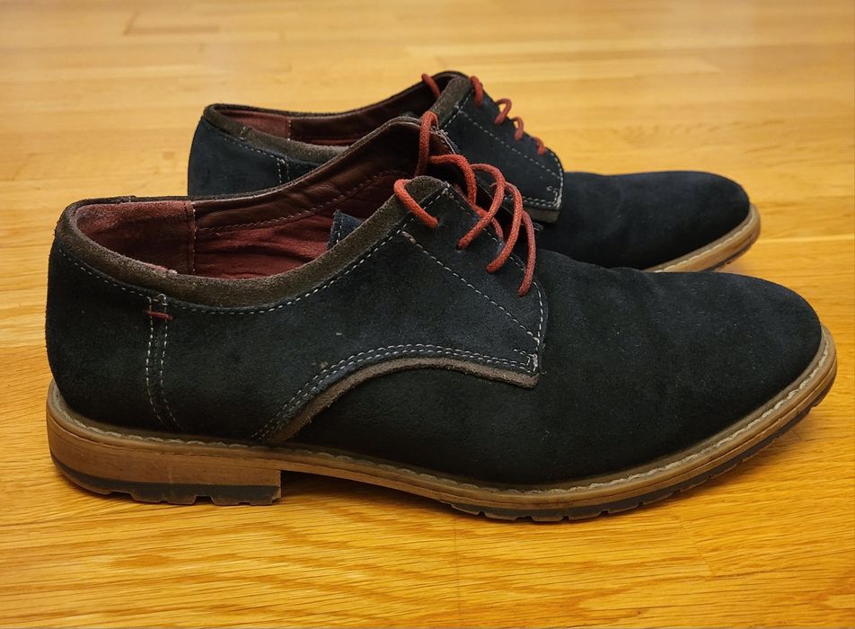 Pantofi piele intoarsa AM Shoe, marimea 41-42