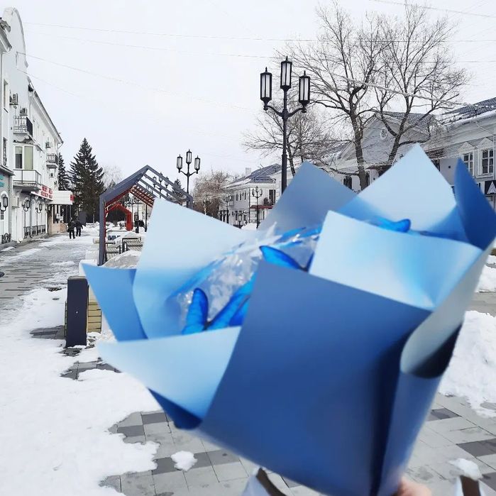 Букет бабочки светящиеся 8 марта подарок сюрприз день рождения юбилей