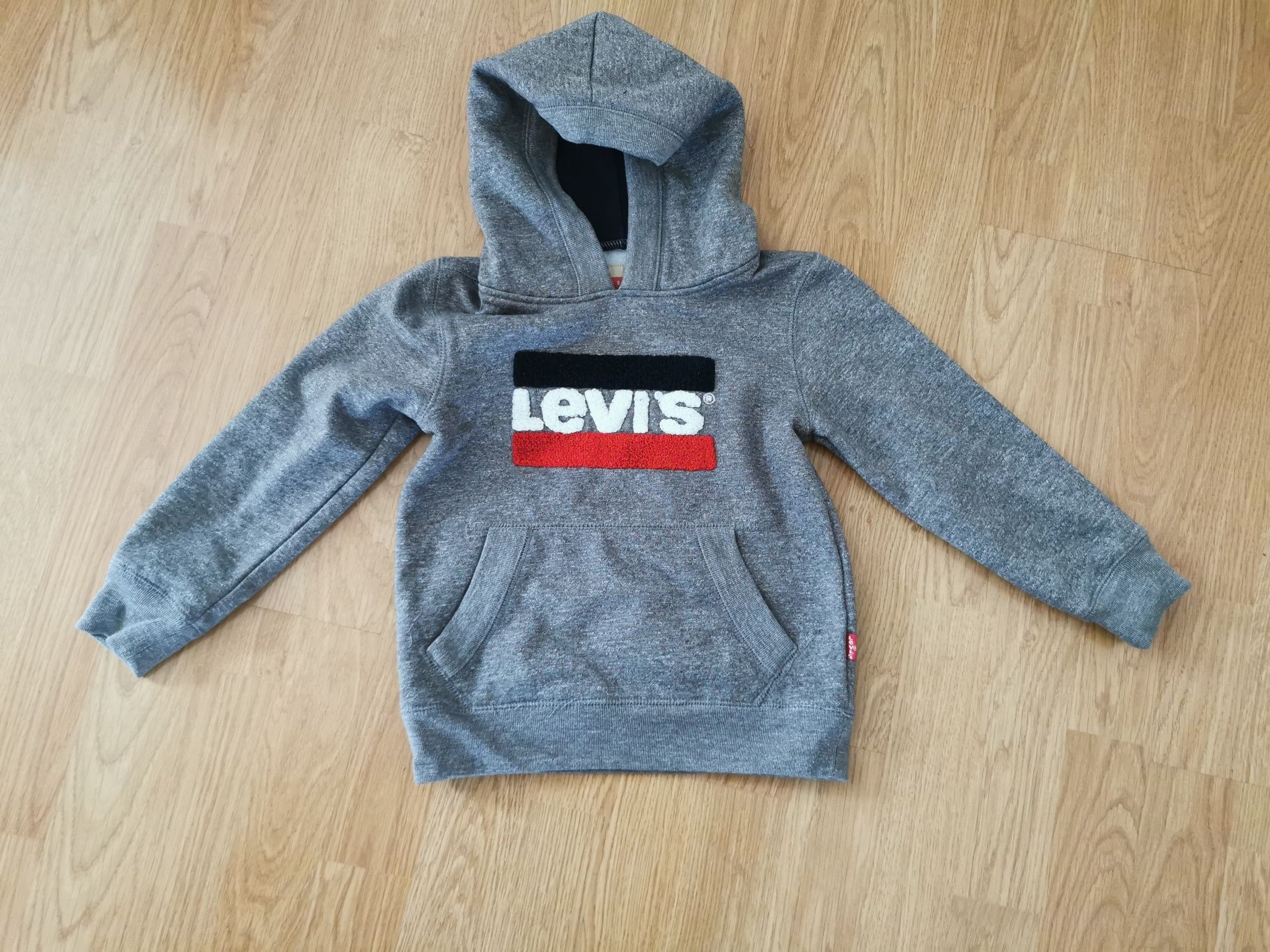 Bluză - hanorac groasă băieți Levi's original mărimea 116, 6 ani