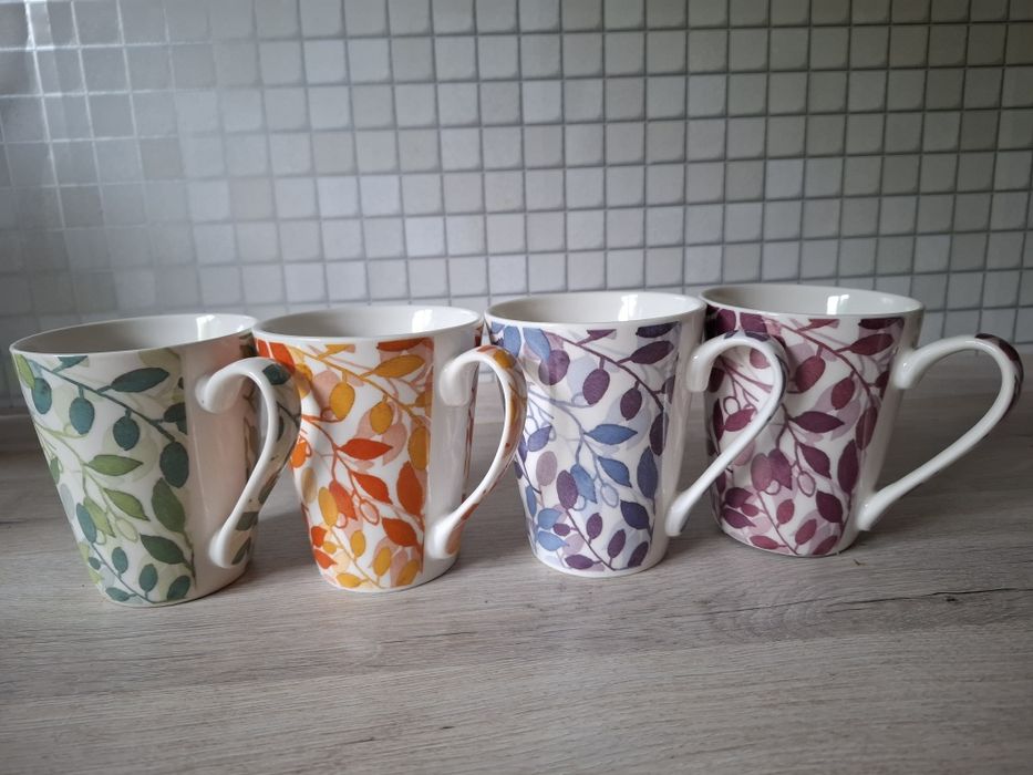 Set cani de ceai ceramica Dec'Or 4 buc