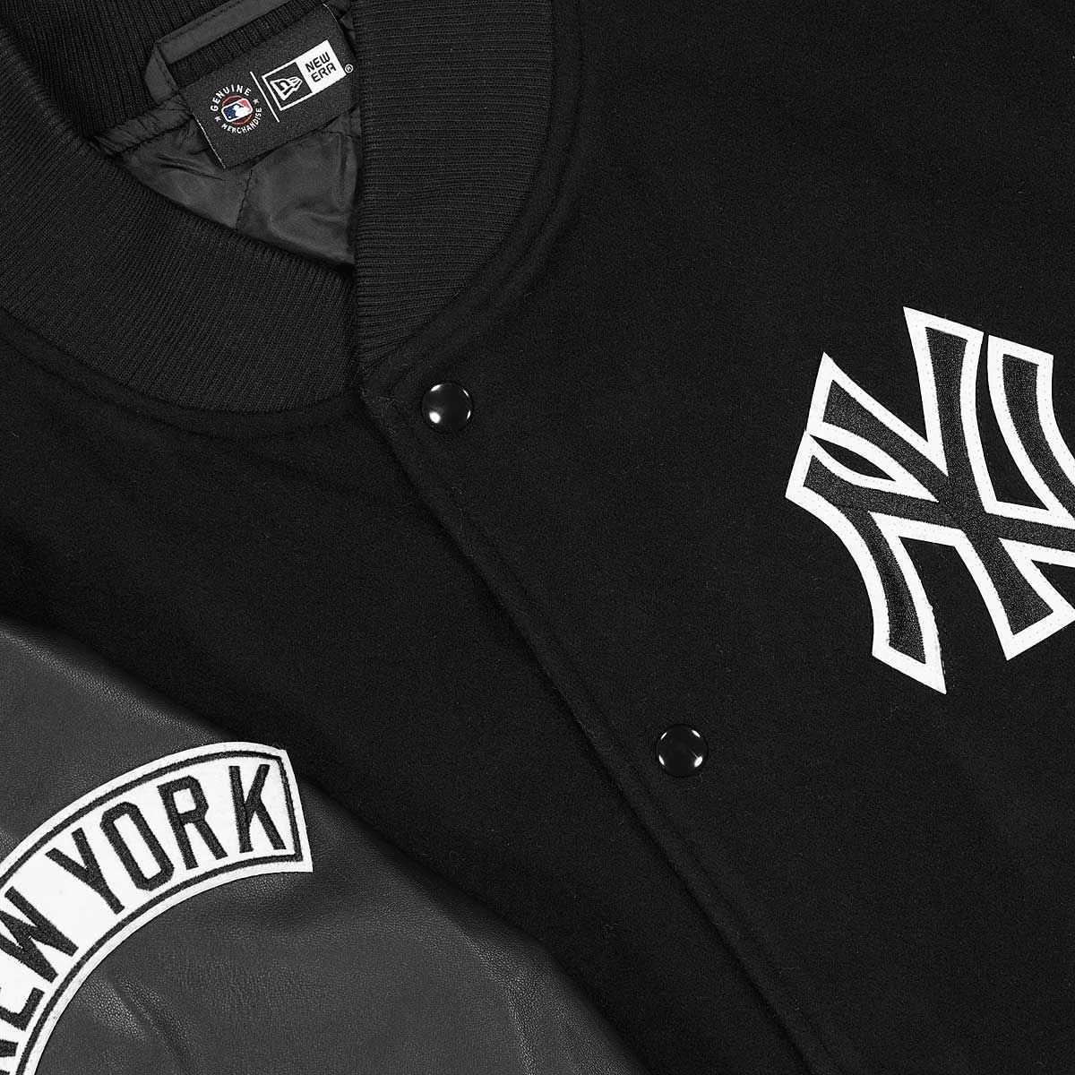 НОВО New Era MLB New York Yankees Heritage Black Varsity Jacket - XL