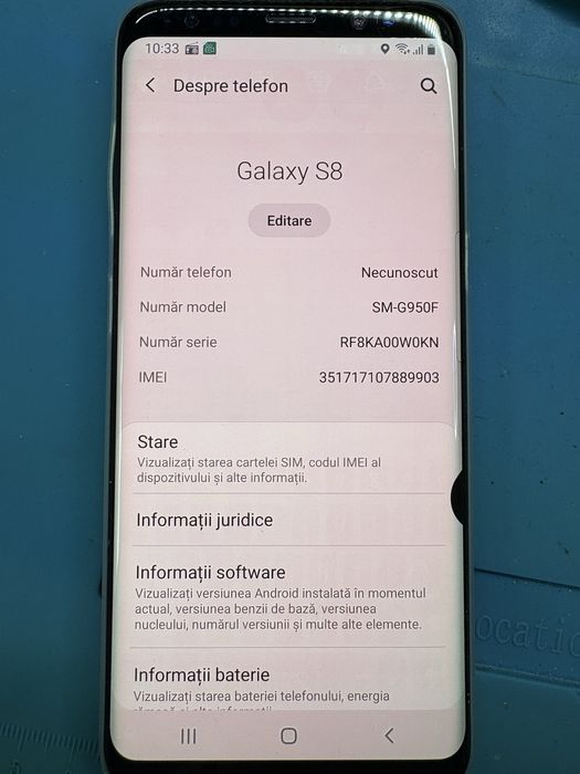 Vand Samsung s8 exact cum se vede in poze