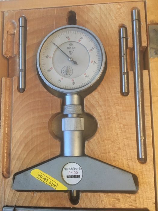 Ceas comparator pentru masurarea adancimii 0-100 mm